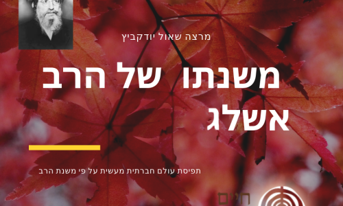 משנתו של הרב אשלג