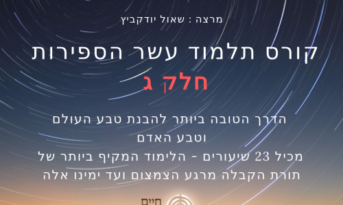 תלמוד עשר הספירות, חלק ג', אור פנימי